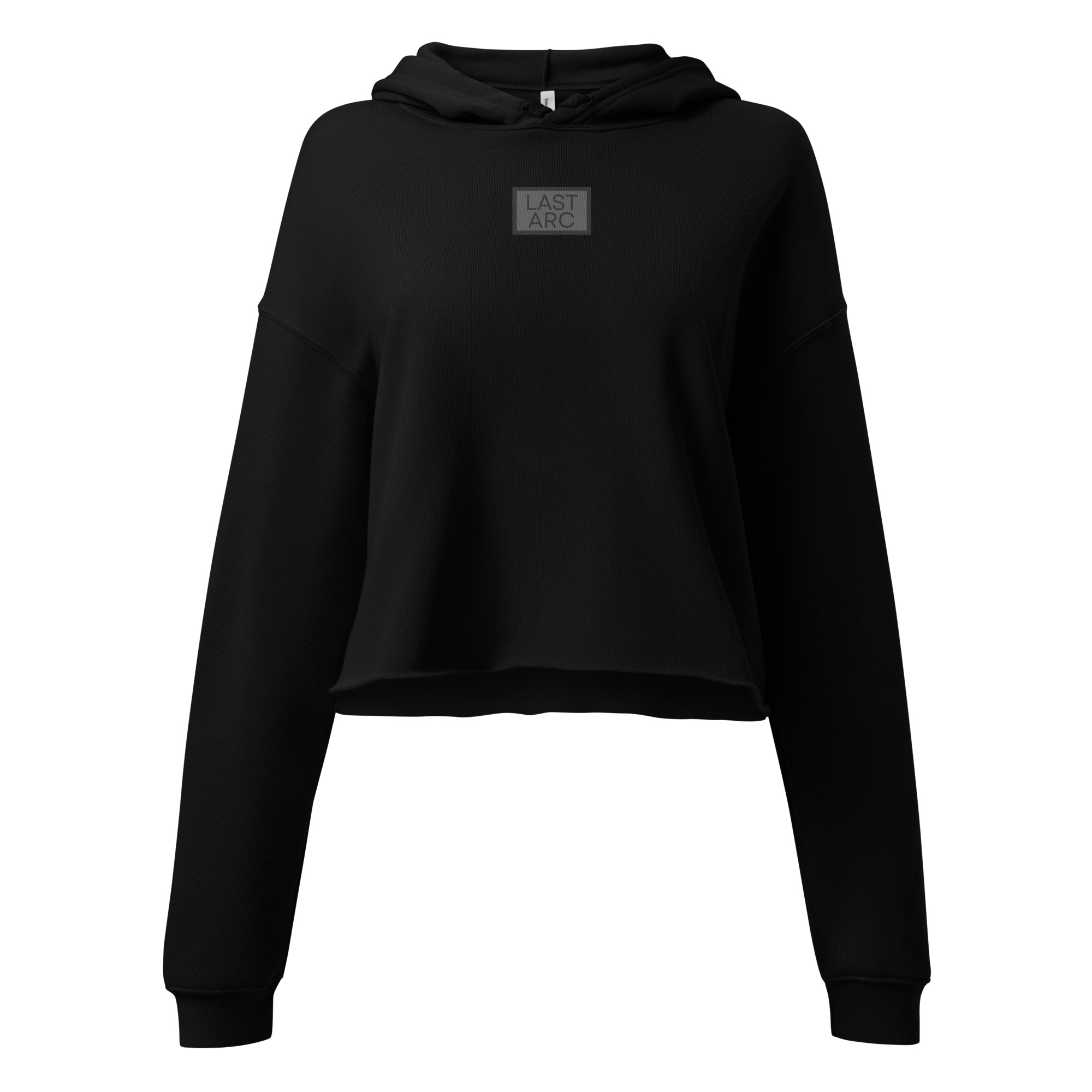 Crop Noir Hoodie